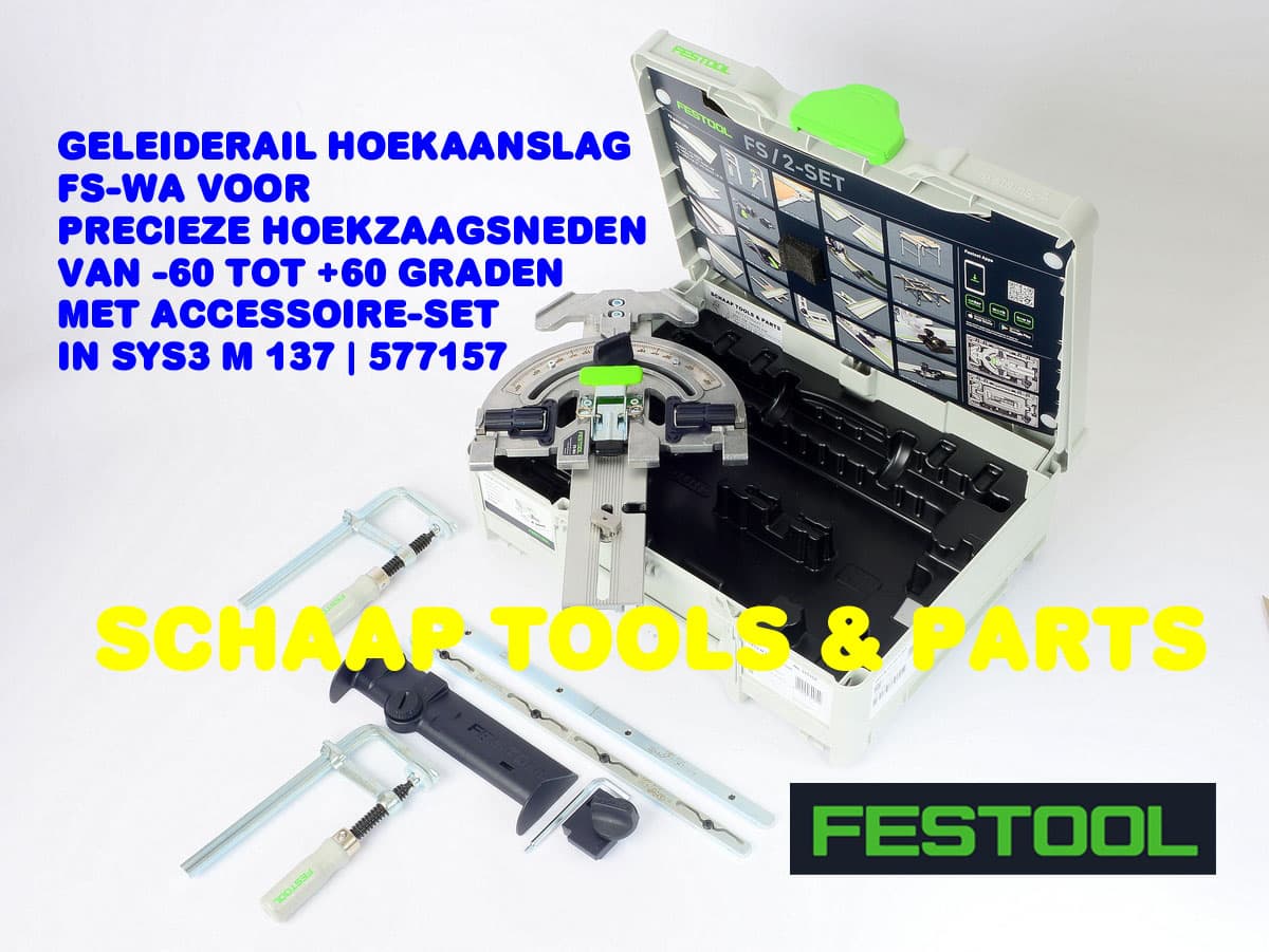 Festool geleiderail hoekaanslag 577157